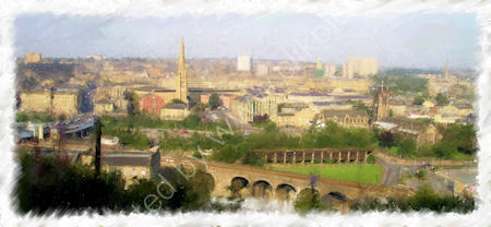 Halifax from Southowram Bank 2009 calendar